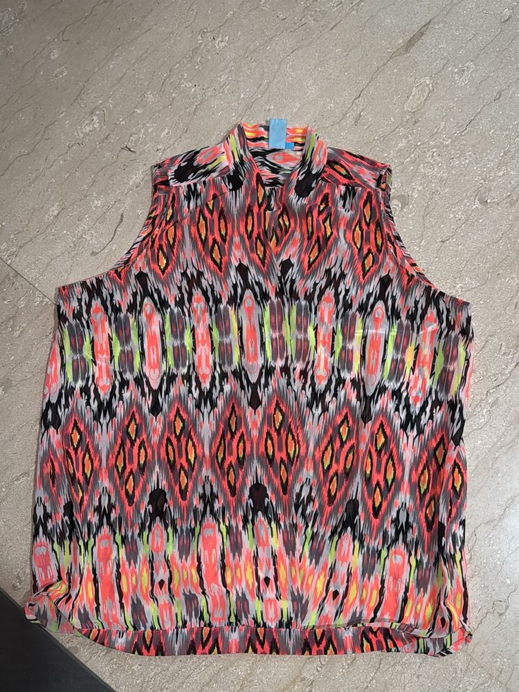 Multicolour Light Weight Party Top