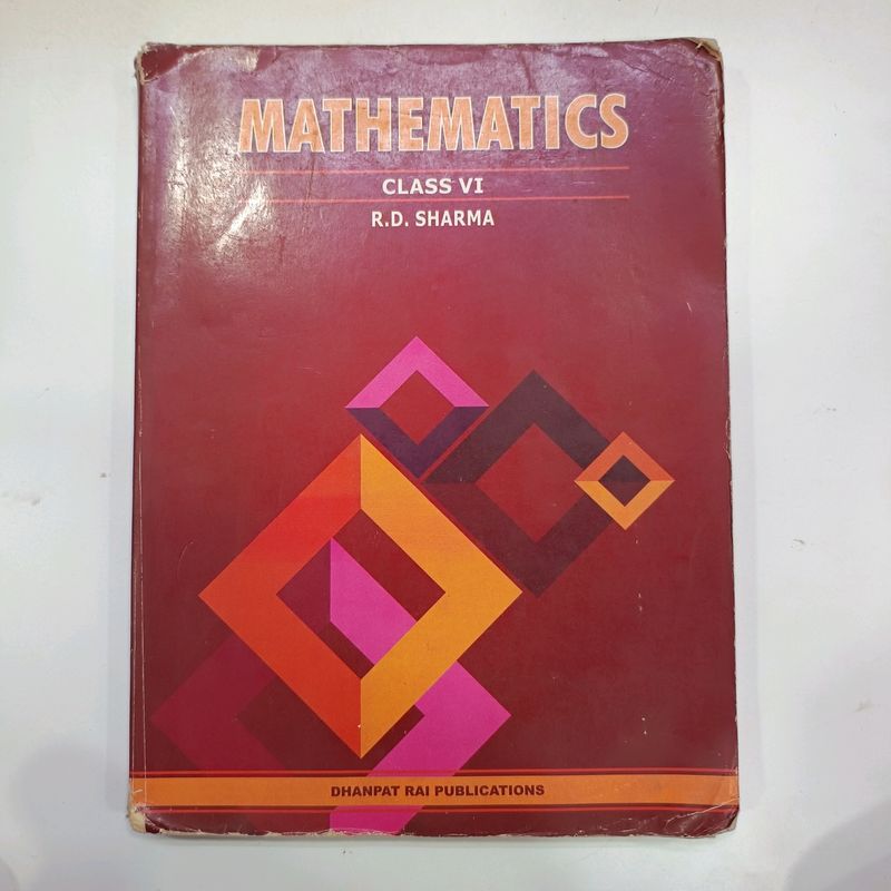 R.D.SHARMA Mathematics Book For Class 6