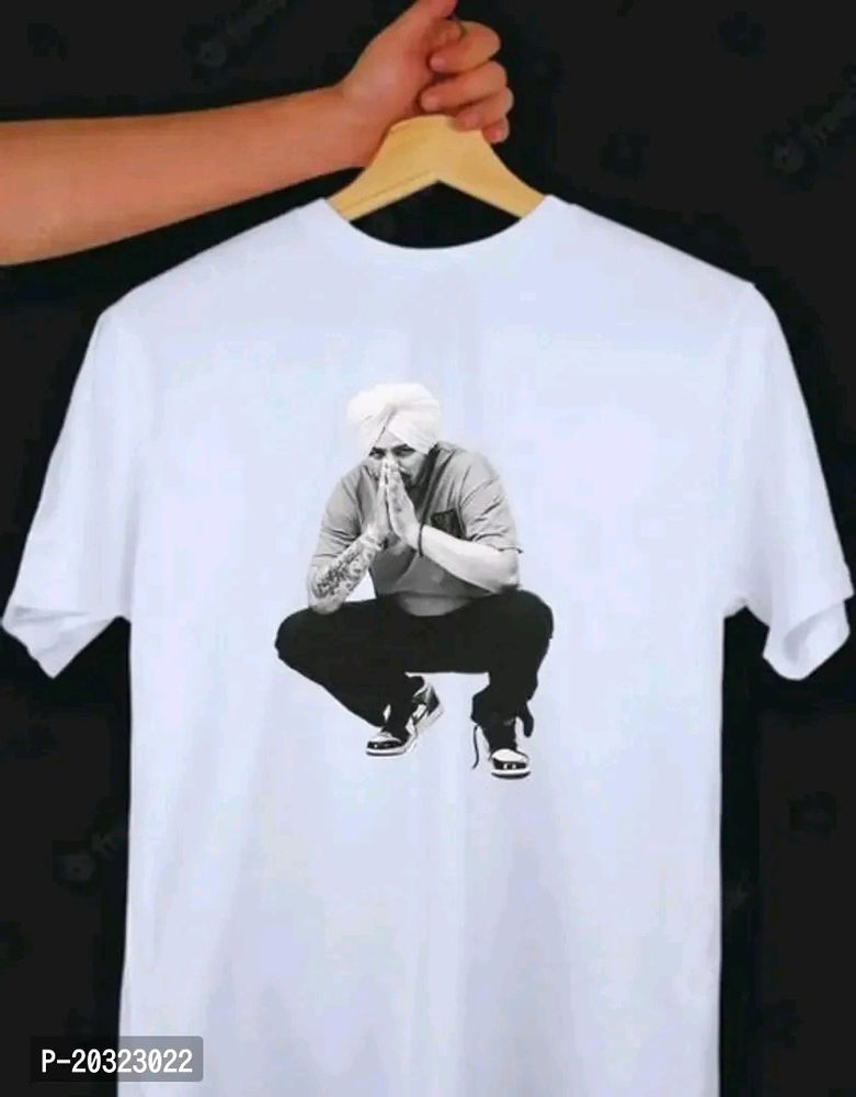 Printed Sidhu Moosewala T-shirt For MenSize: SMLXL