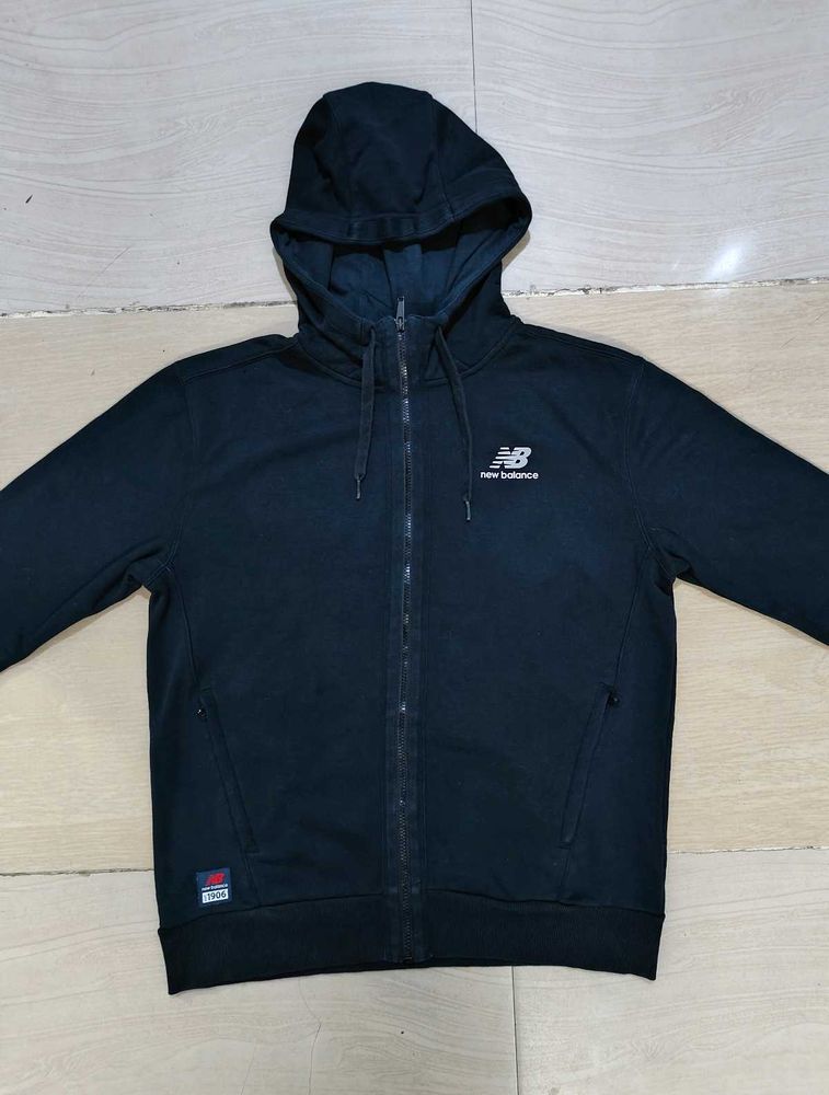 New Balance Zip Hoodie Black Size L