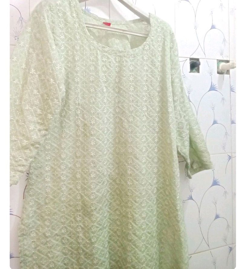 Pista Lucknowi Kurta