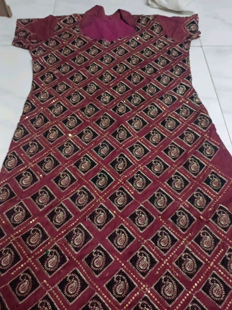 Brownie Cotton Kurti