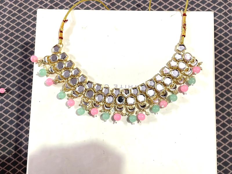 Beautiful Necklace With Earings And Mangtika Never Used