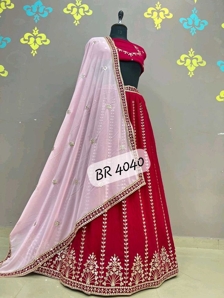 Georgette Designer Lehnga