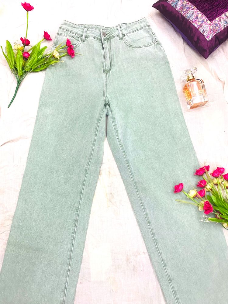 Mint Green Jeans