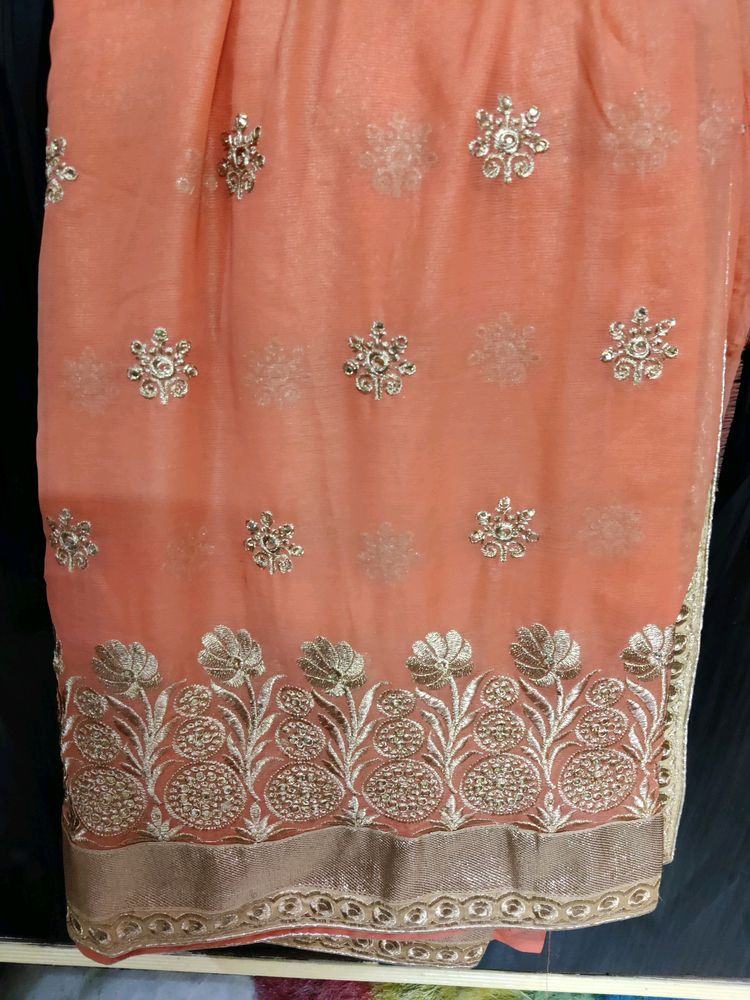 saree with sitch blouse