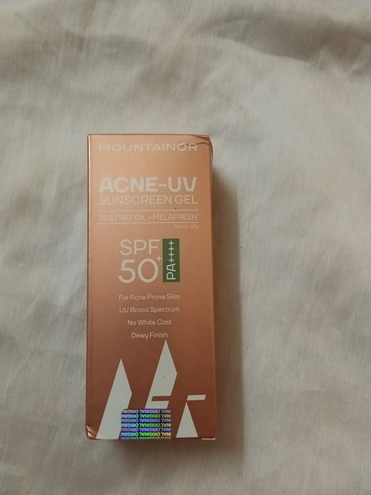 Acne UV Sunscreen Gel - SPF 50+