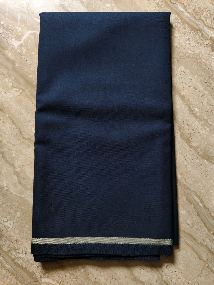 2Unstitched Pant Piece For Men Blue nd Black Colou