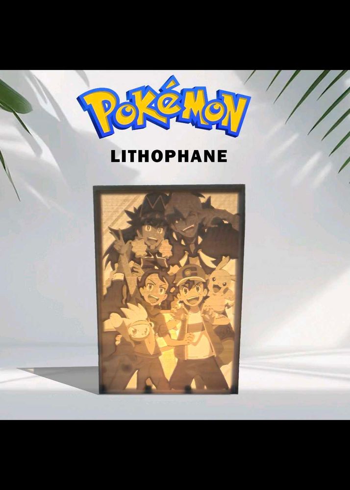 Pokemon Light Showpiece Lithophane