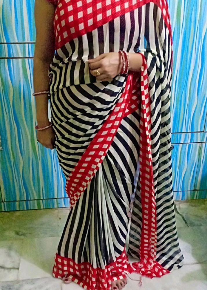 Georgette Printed Daily Wear Saree