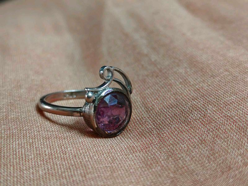 92.5 Amethyst Ring