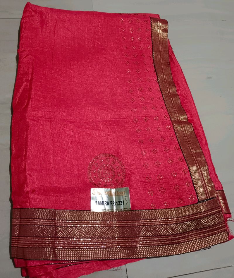 Red Saree