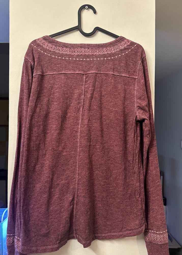 Brownish Red Tunic Top