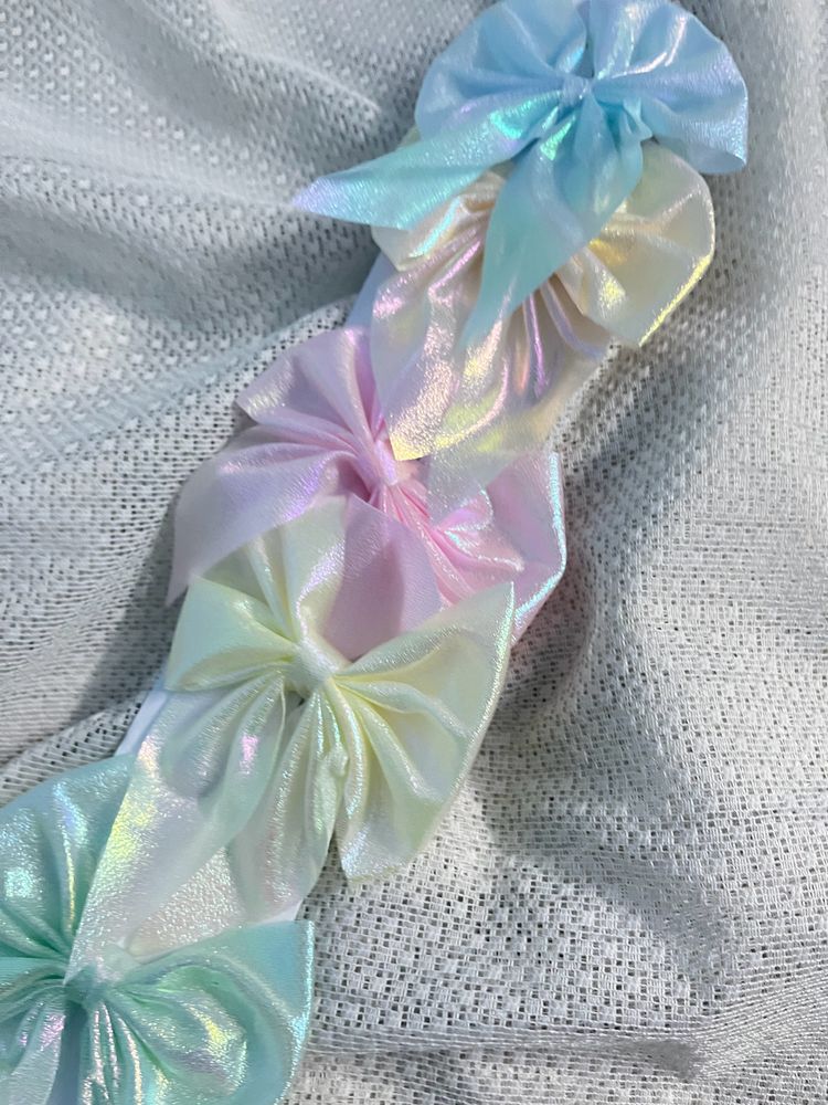 Beautiful Shimmer Bow Clips