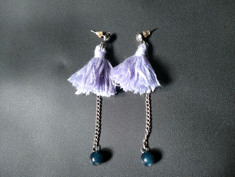 BLUE UNIQUE EARRINGS