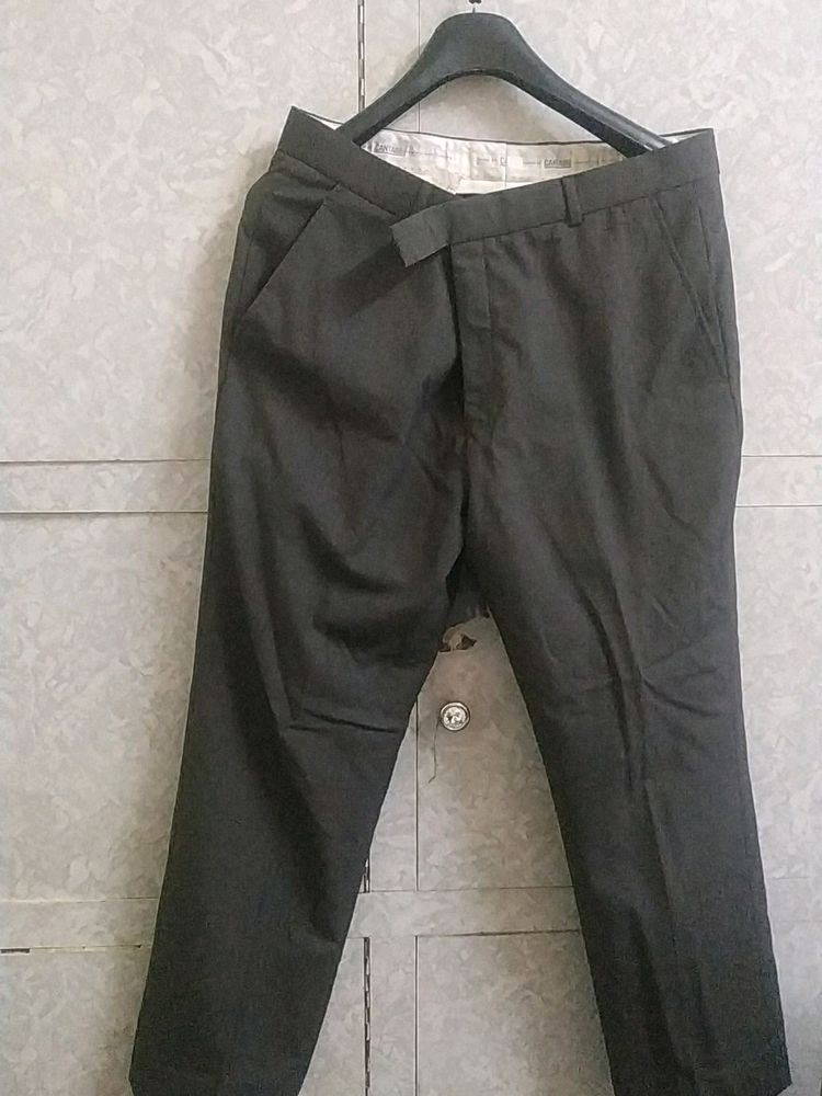 Men Charcoal Trouser Pant