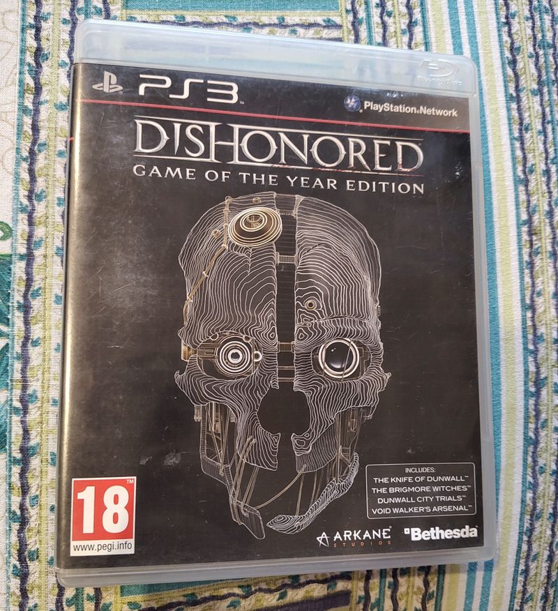 SONY PS3 Dishonoured GOTY Edition Game CD