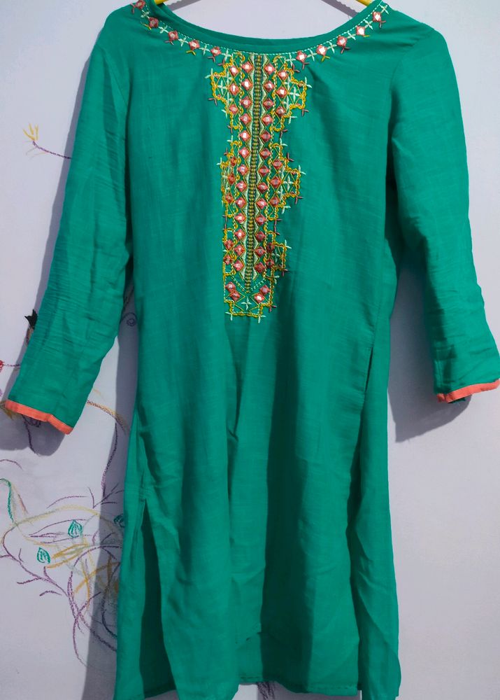 Short Mirror Kurta