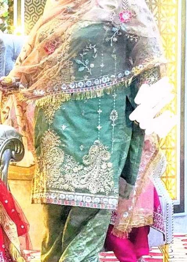 Pakistani Party Wear Suit 💚