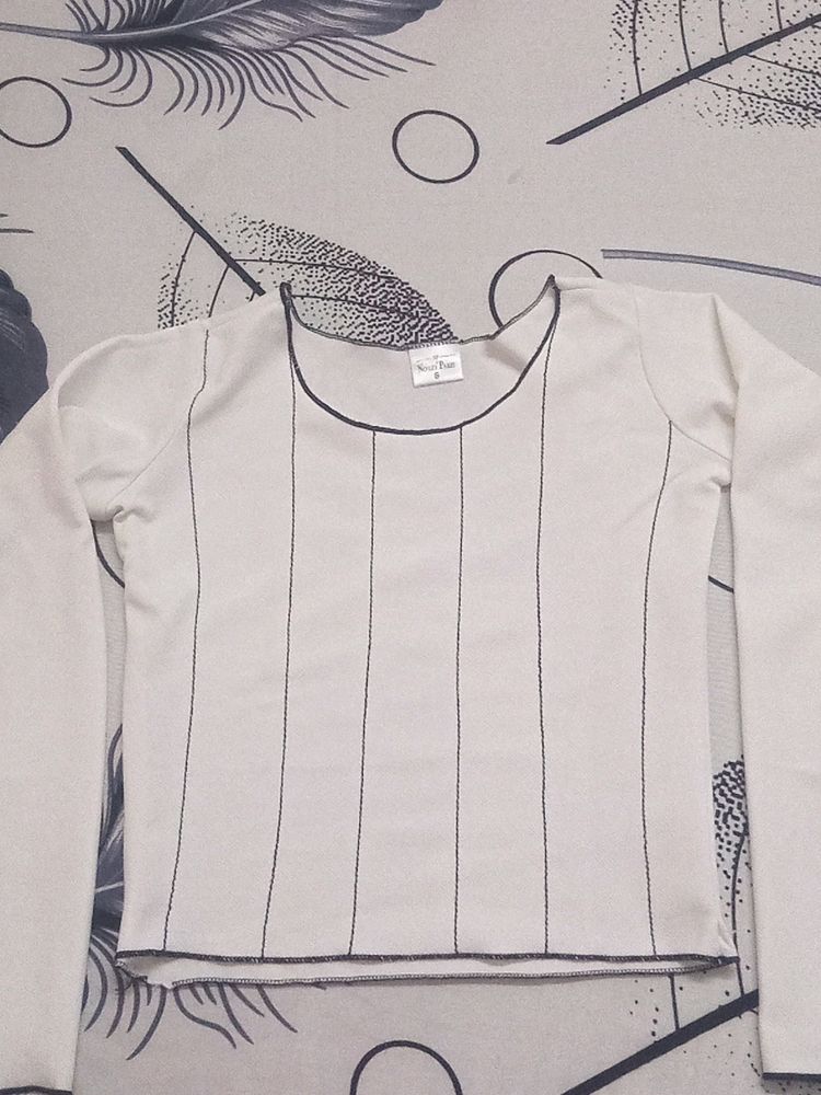 Straight Line Crop Top