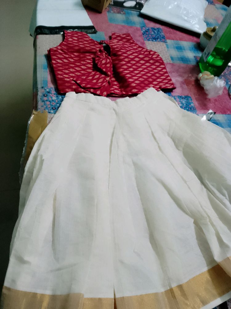 Baby Skirt And Blouse