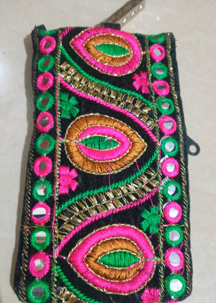 Mobile Pouch & Purse for Saree