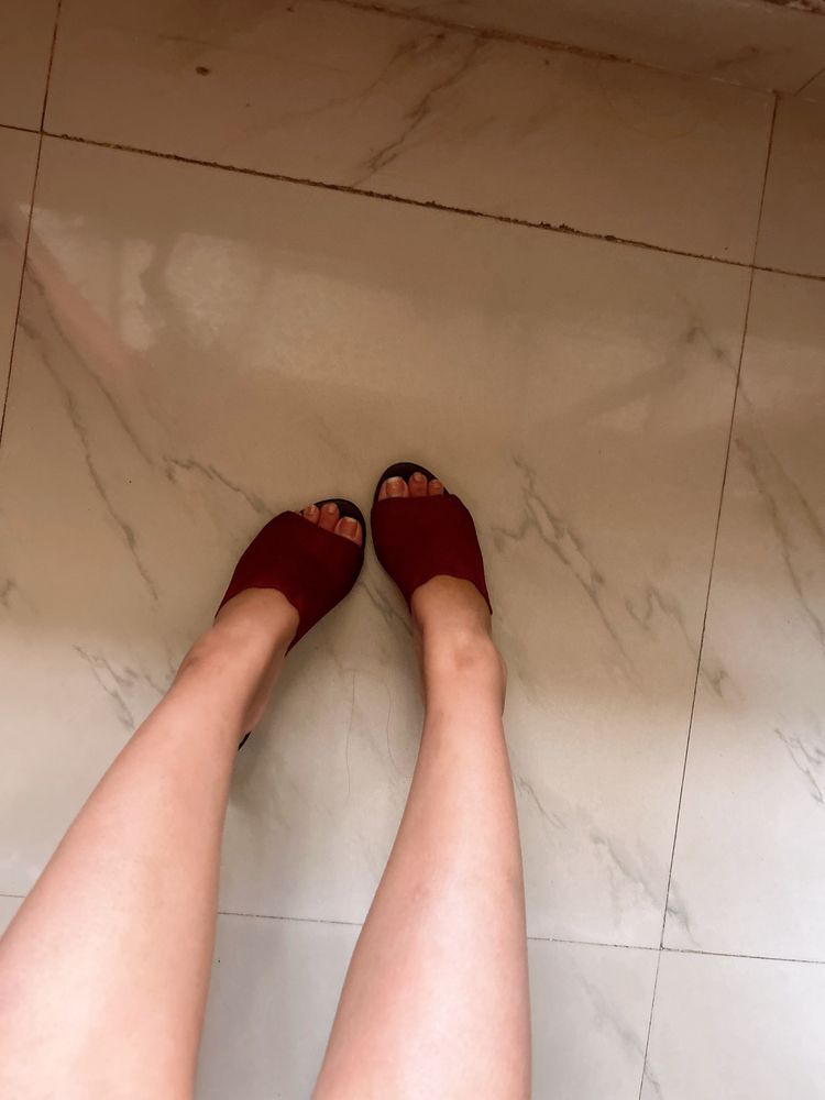 Maroon Heels  Size -36