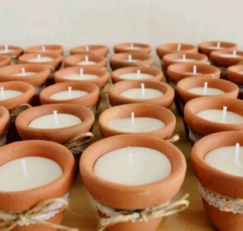 Terracotta Candle