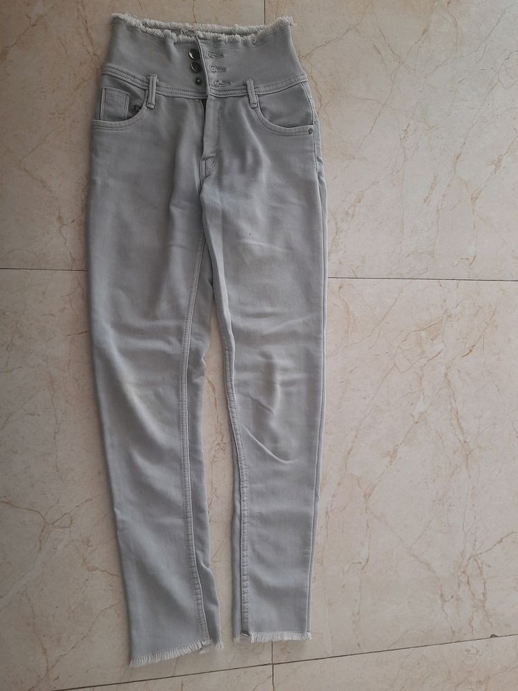 Grey Jeans For Womens