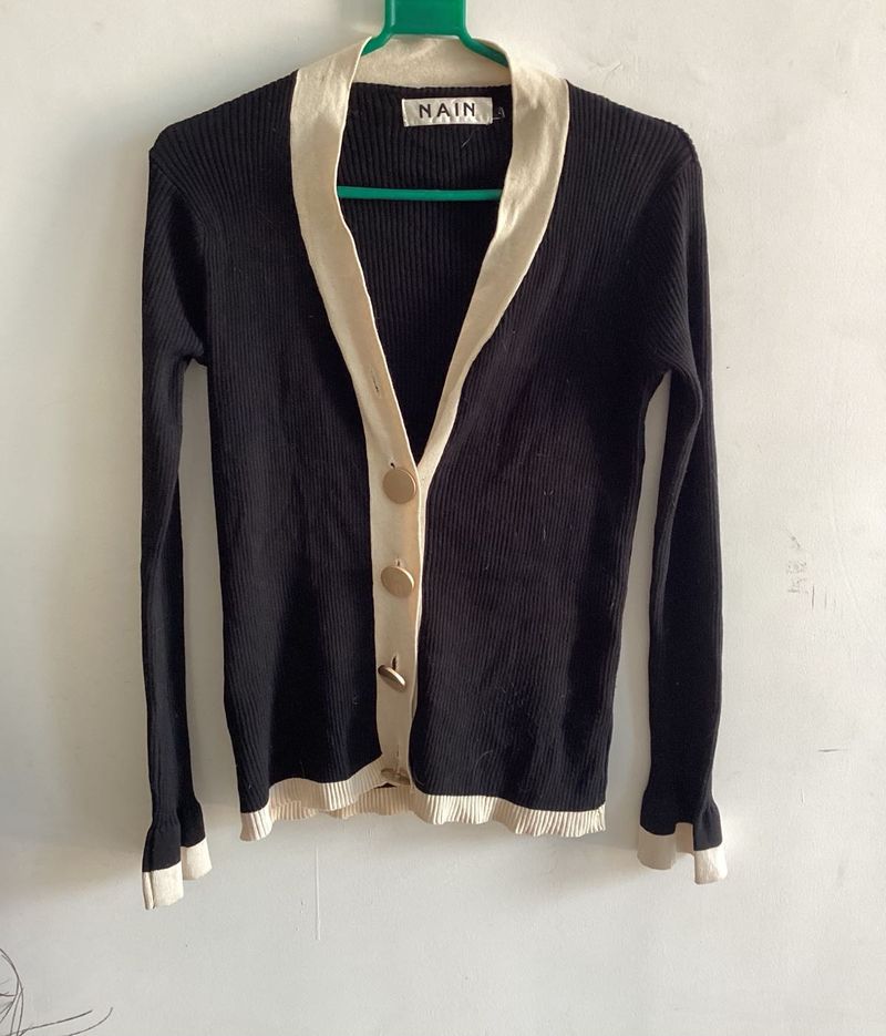 Black Vintage Cardigan