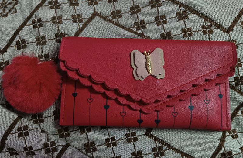 New Red Clutch