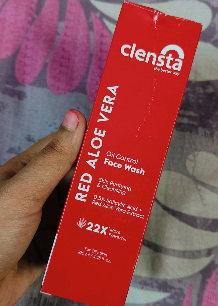 Clensta Red Aloe Vera Face Wash