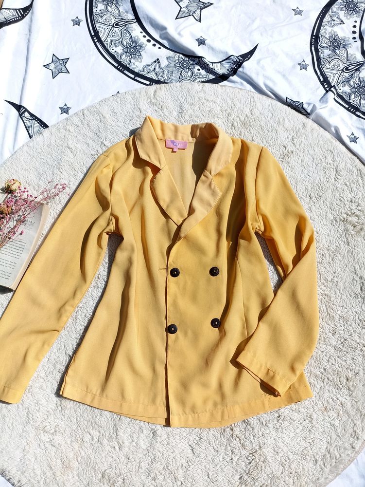 Clearance Sale‼️ Mustard yellow Summer Wear Blazer