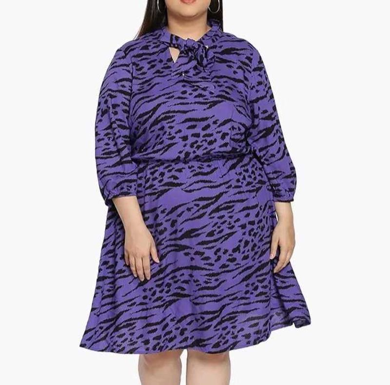 Plus Size Animal Print 4XL