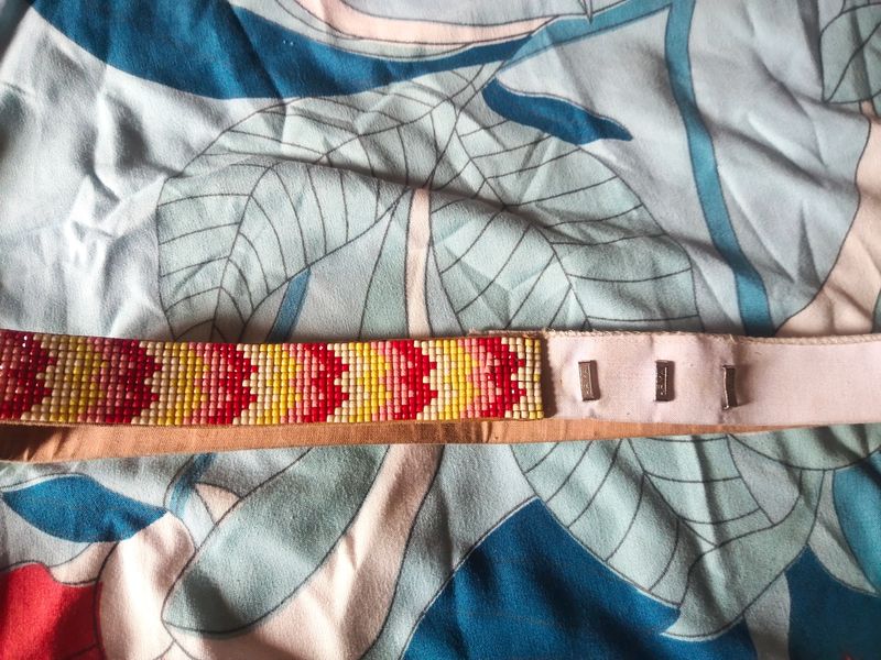 Adjustable Beaded Belt