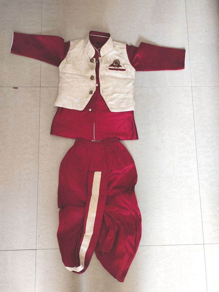 Kids Dhoti Kurta Set