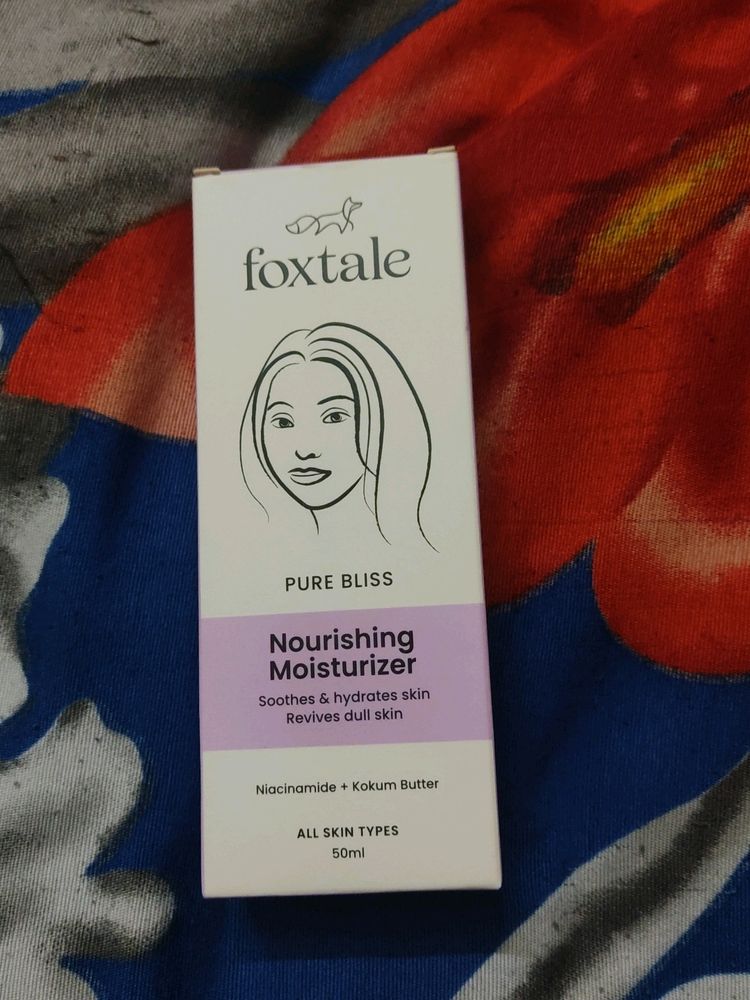 Foxtale Pure Bliss Moisturizer 🧴🧴🧴🧴