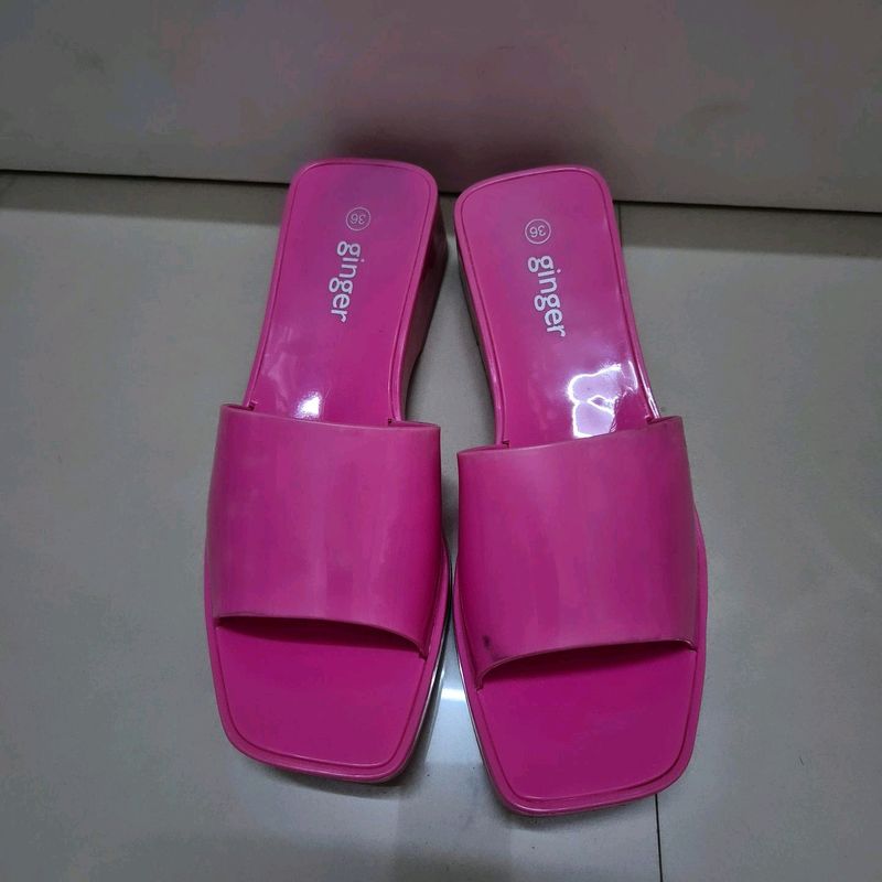 Pink Silicon Sandal