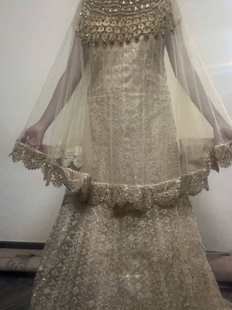 Gown With Cape Attached