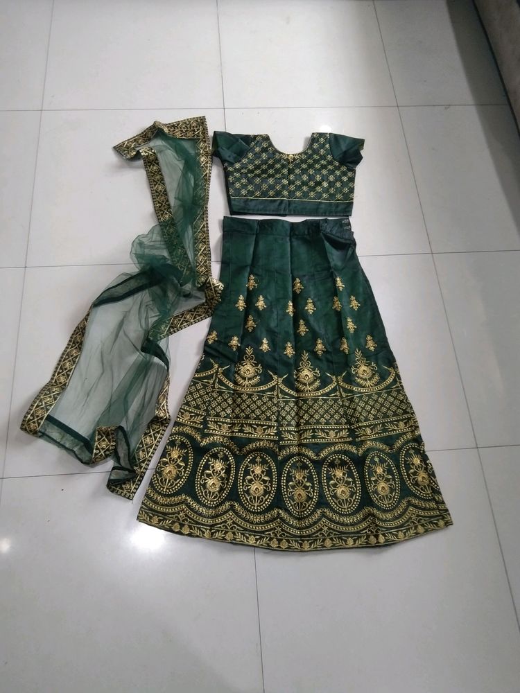 Green Lehenga