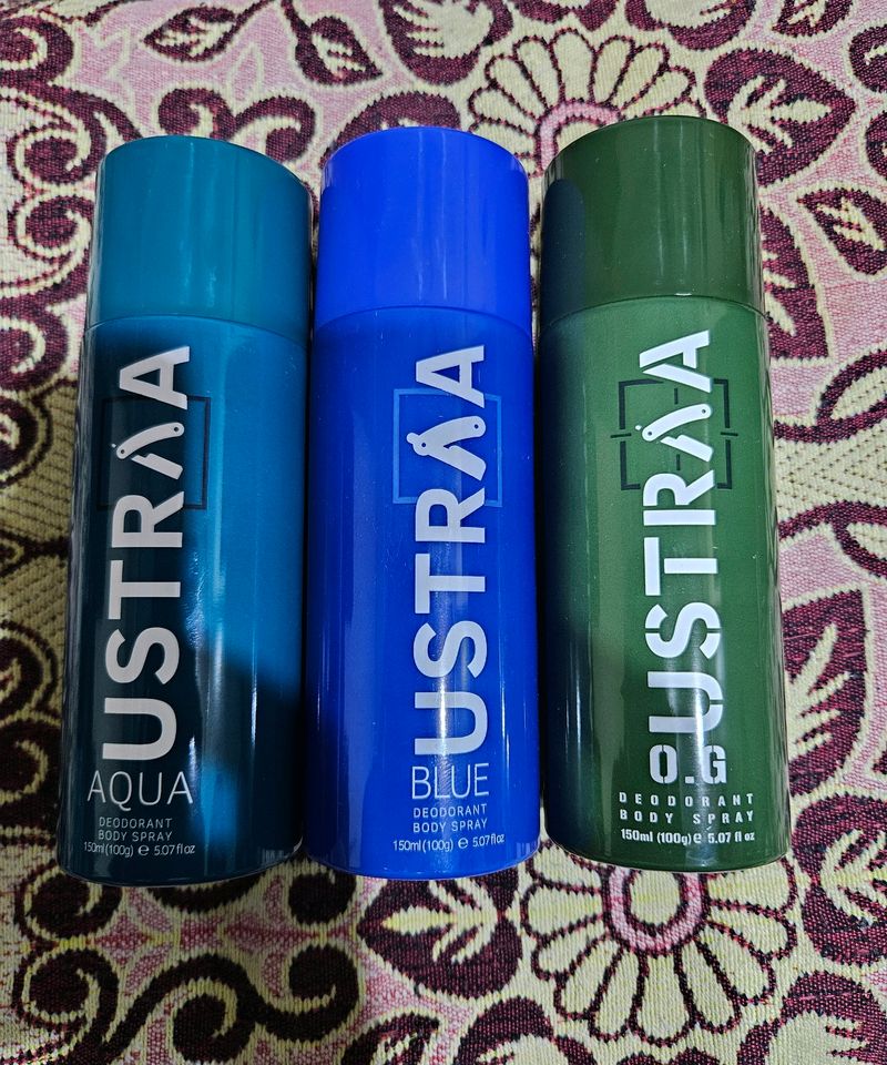 Ustraa Deodorant Body Spray Pack Of 3