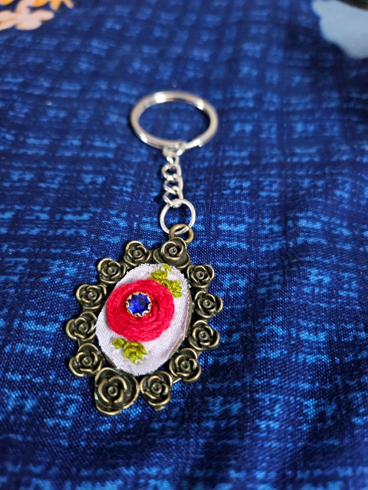 Customised Embroidery Keychain