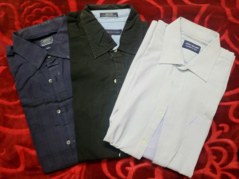 3 Shirts Combo Arrow, John Miller, Tommy Hilfiger