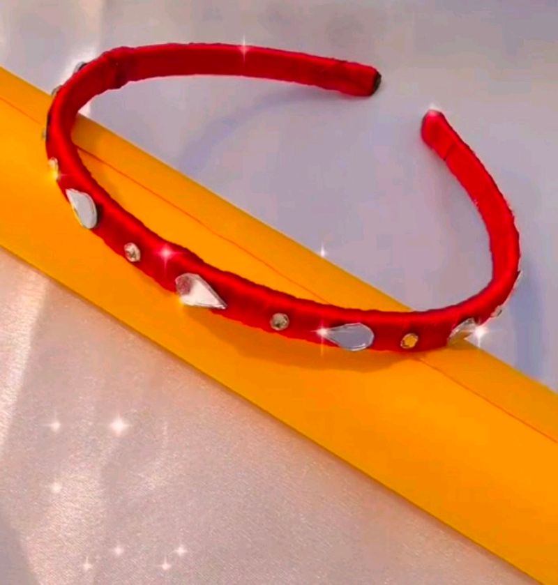 Silk Thread Handmade Bangles And Headband