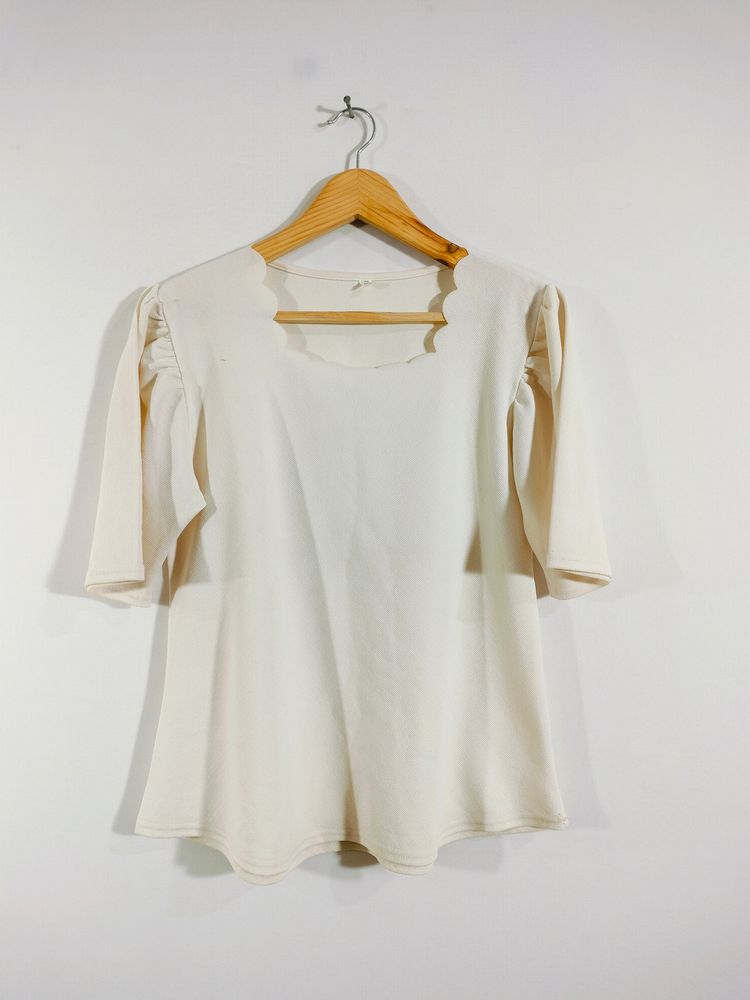 White Casual Top (Women's)