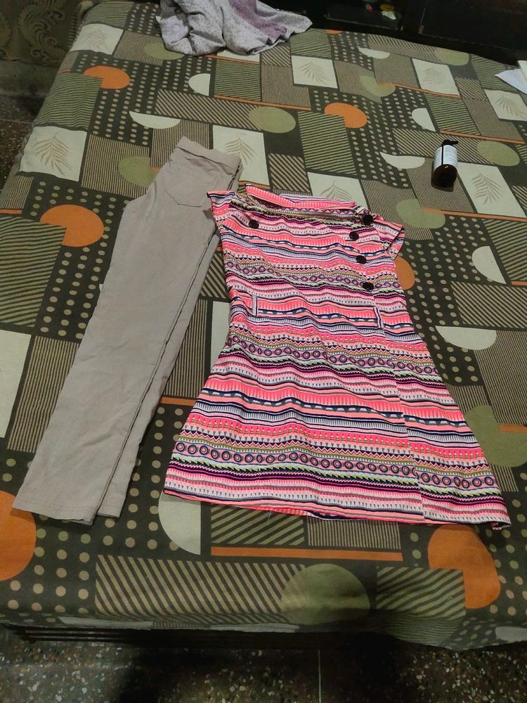 Dress And Pants Set