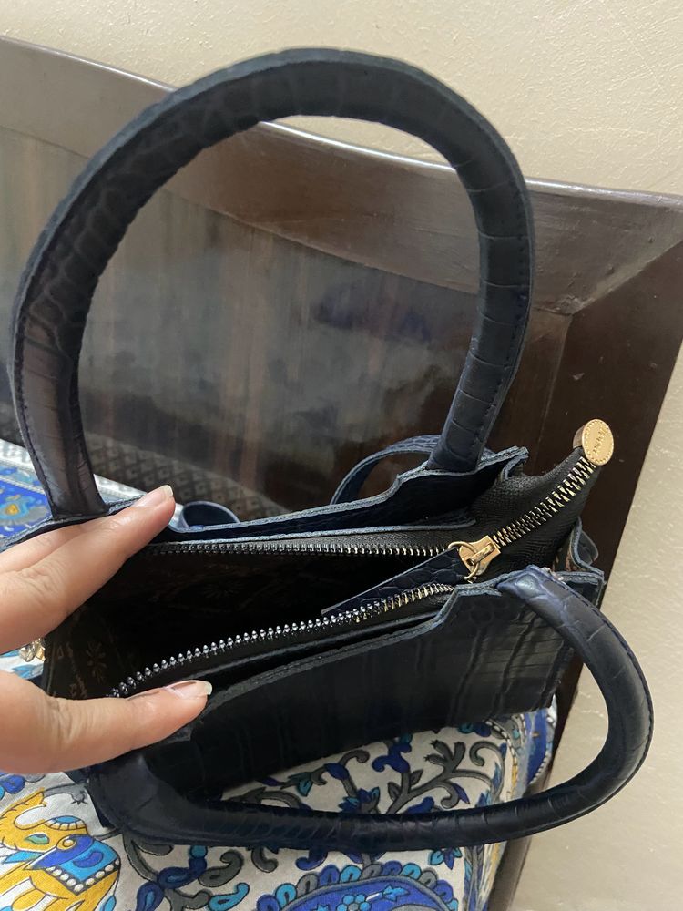 Dark Blue Sling Bag