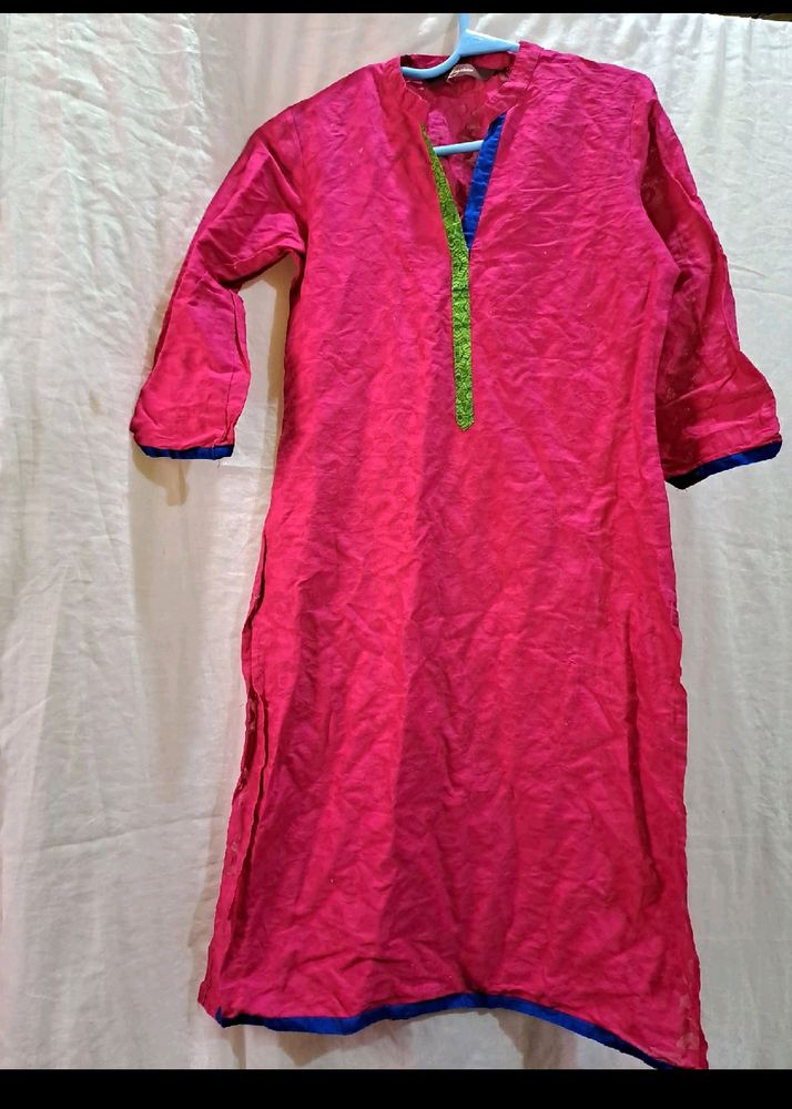 Elegant Pink Kurti