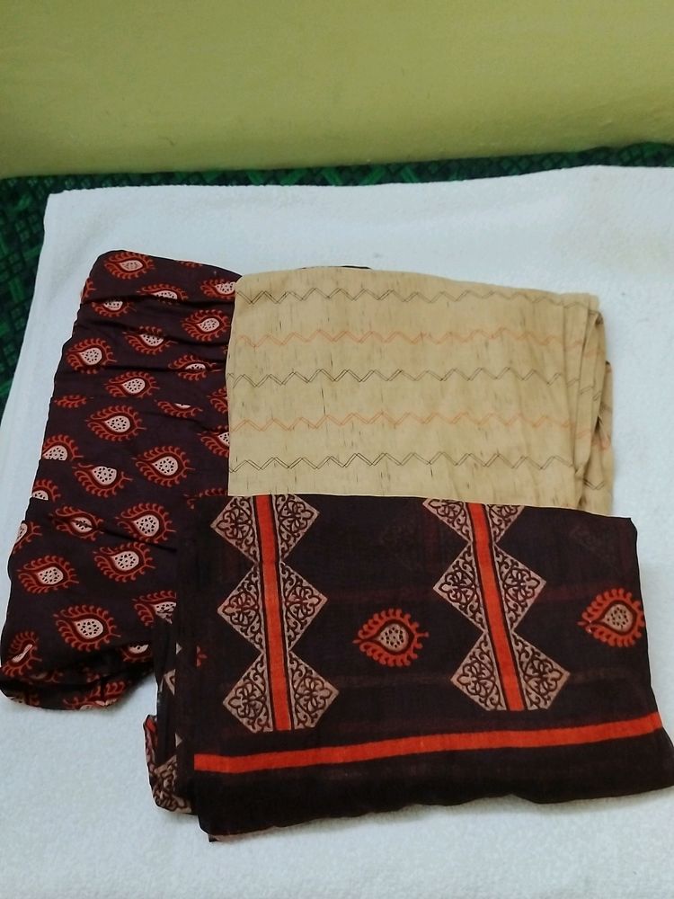 Tan With Brown Chudi Set