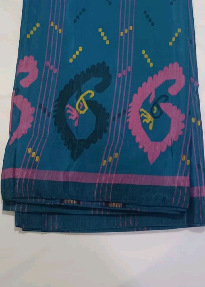 VIMAL Branded Saree With Blouse And Paticoat.